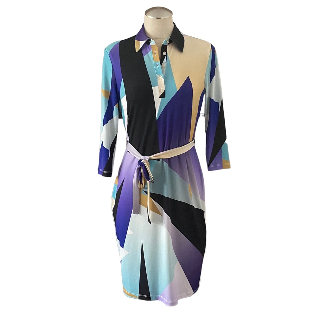 NWT Amelia 3/4 sleeve Henley knit dress